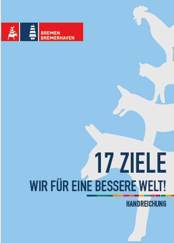 Cover des Handbuchs mit den Bremer Stadtmusikanten 