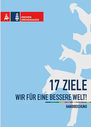 Cover des Handbuchs mit den Bremer Stadtmusikanten 